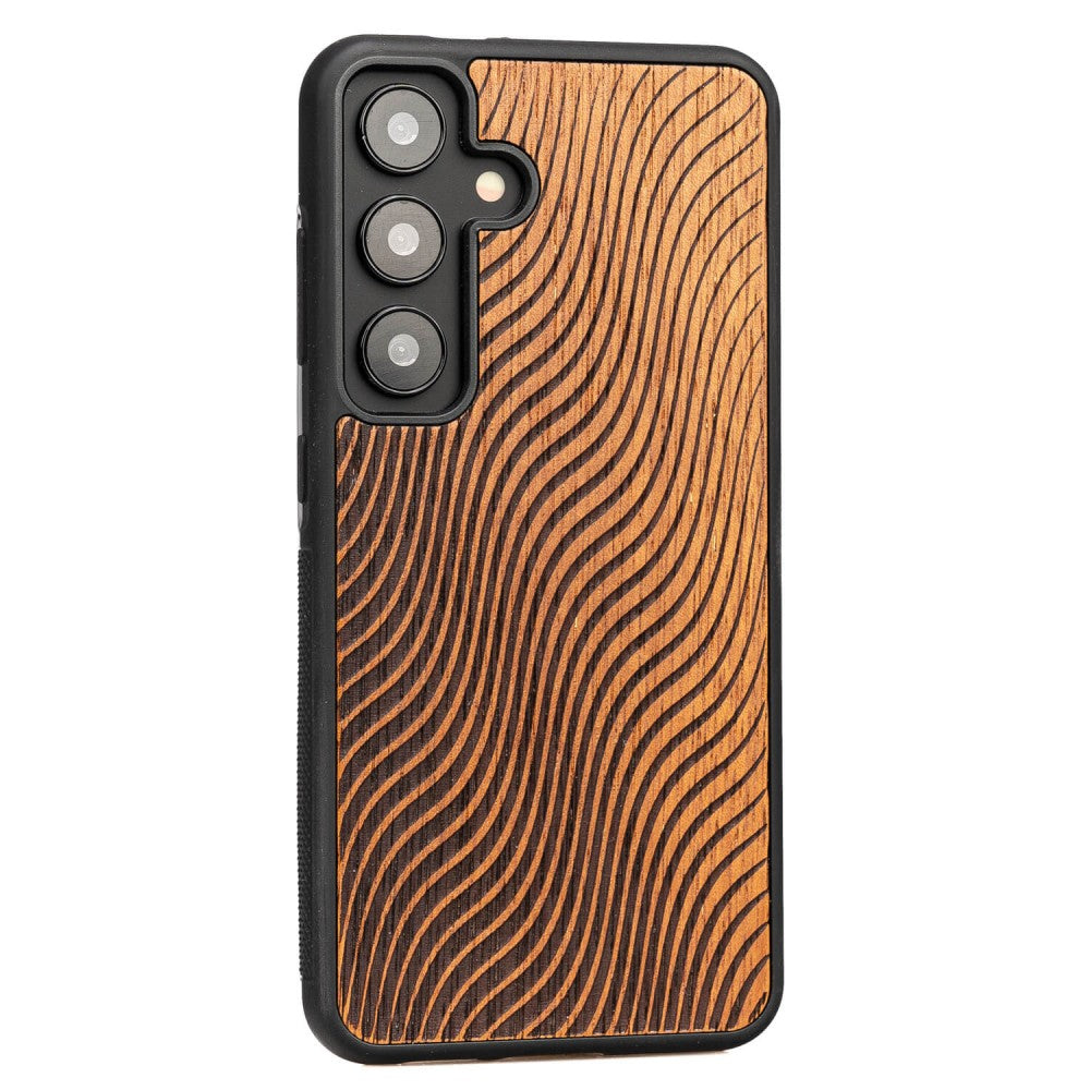 Holzhülle für Galaxy S25 FE, Bewood Merbauwellen