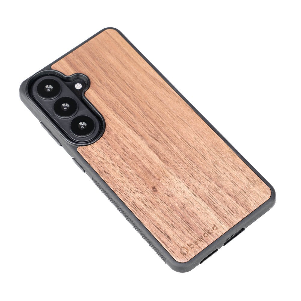 Holzhülle für Galaxy S26 Plus, Bewood Amerikanischer Nussbaum