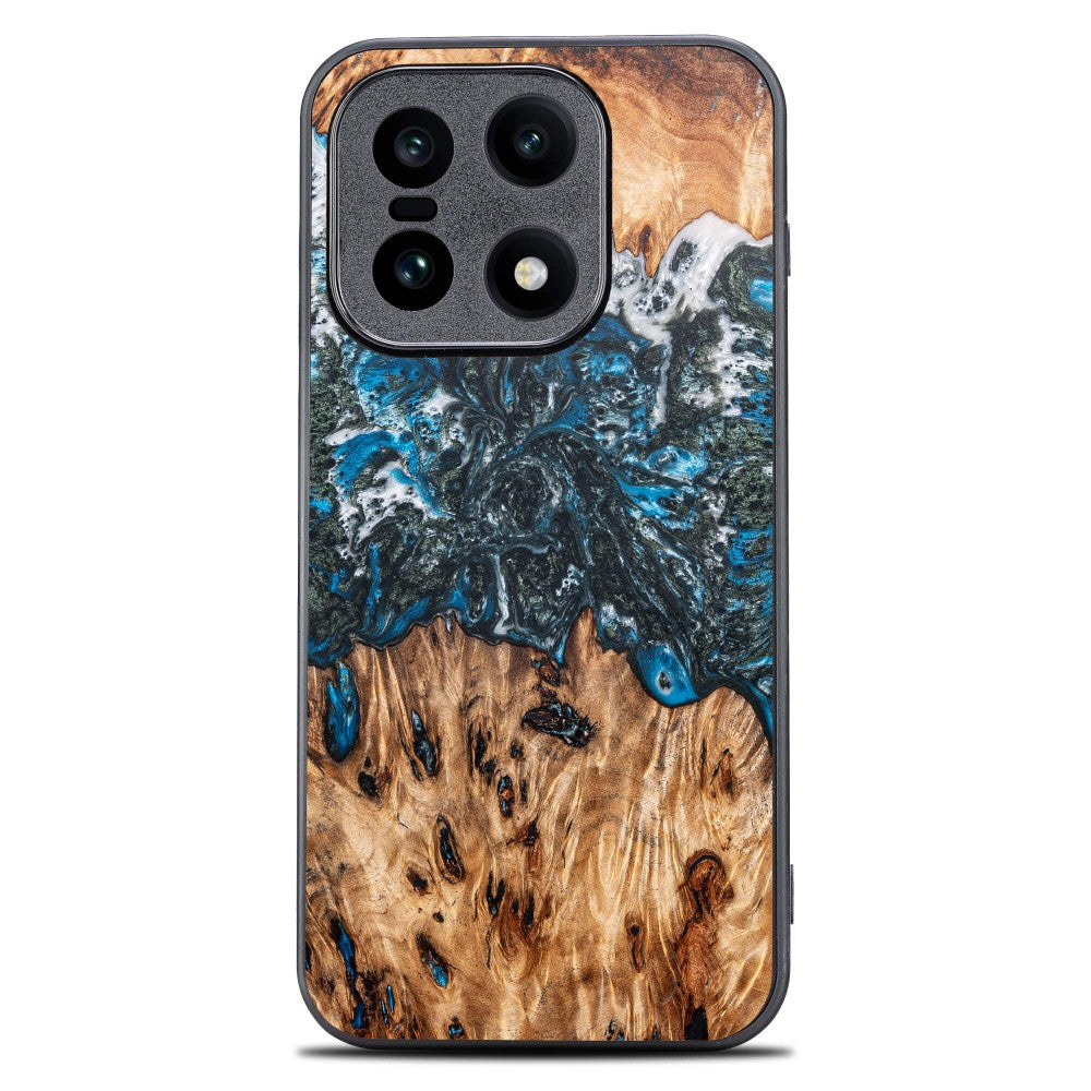 Holzhülle für OnePlus 15, Bewood Unique Planets Erde