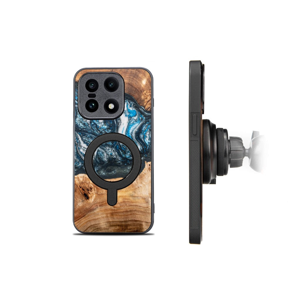 Holzhülle für OnePlus 15, Bewood Unique Planets Erde für MagSafe