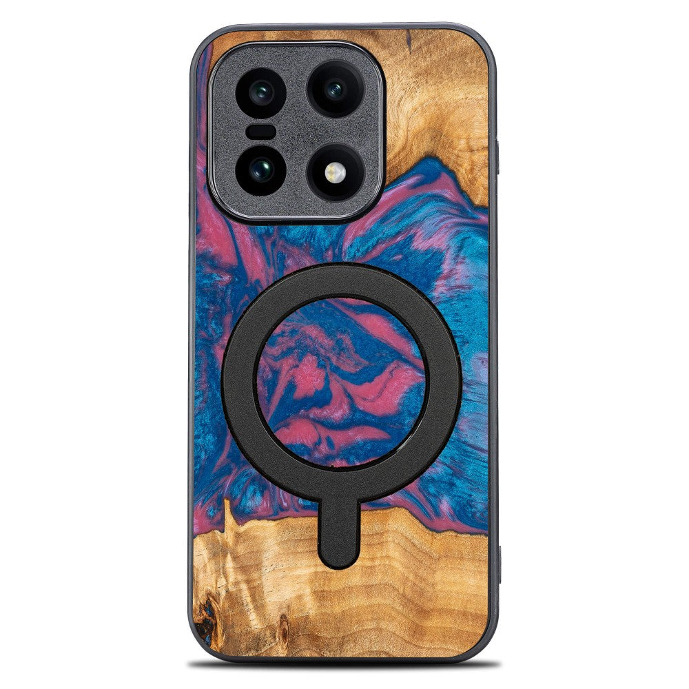 Holzhülle für OnePlus 15, Bewood Unique Neons Vegas für MagSafe