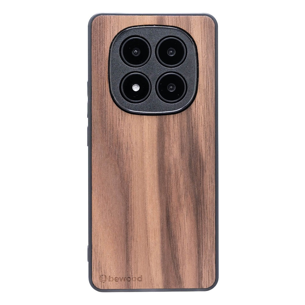 Holzhülle für Xiaomi Redmi Note 15 Pro Plus 5G, Bewood Amerikanischer Nussbaum