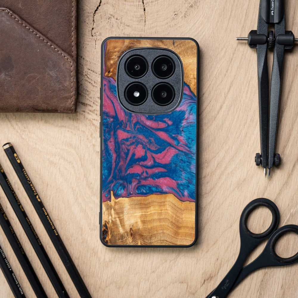 Holzhülle für Xiaomi Redmi Note 15 5G / Xiaomi POCO M8 5G, Bewood Unique Neons Vegas