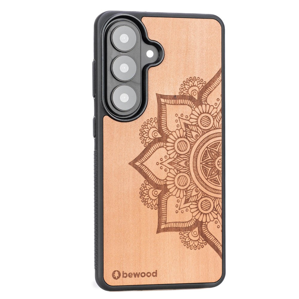 Holzhülle für Galaxy A37 5G, Bewood Apfelbaum Mandala