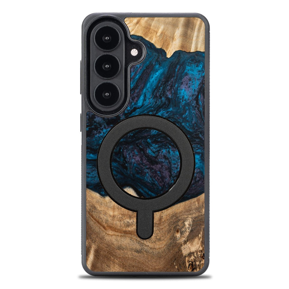 Holzhülle für Galaxy A57 5G, Bewood Unique Planets Neptun für MagSafe