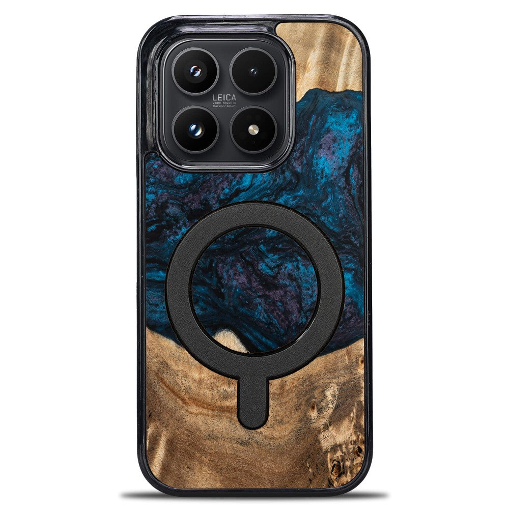 Holzhülle für Xiaomi 17, Bewood Unique Planets Neptun für MagSafe