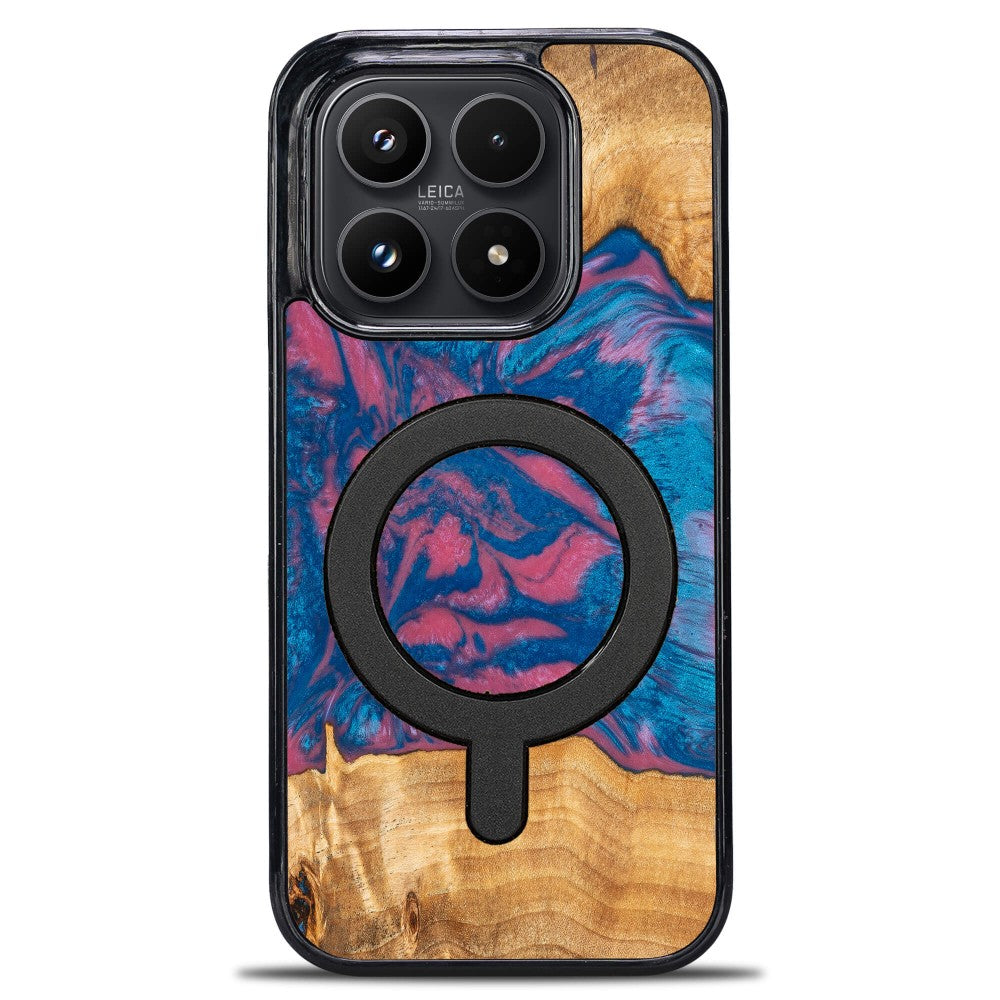 Holzhülle für Xiaomi 17, Bewood Unique Neons Vegas für MagSafe