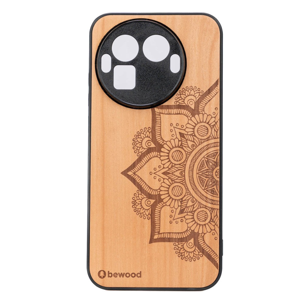 Holzhülle für Realme GT 8 Pro, Bewood Apfelbaum Mandala