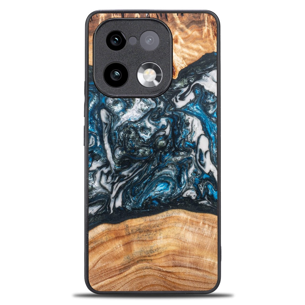 Holzhülle für Realme 16 Pro Plus 5G, Bewood Unique Planets Erde