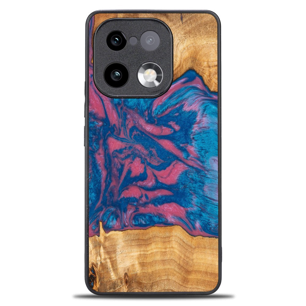 Holzhülle für Realme 16 Pro Plus 5G, Bewood Unique Neons Vegas