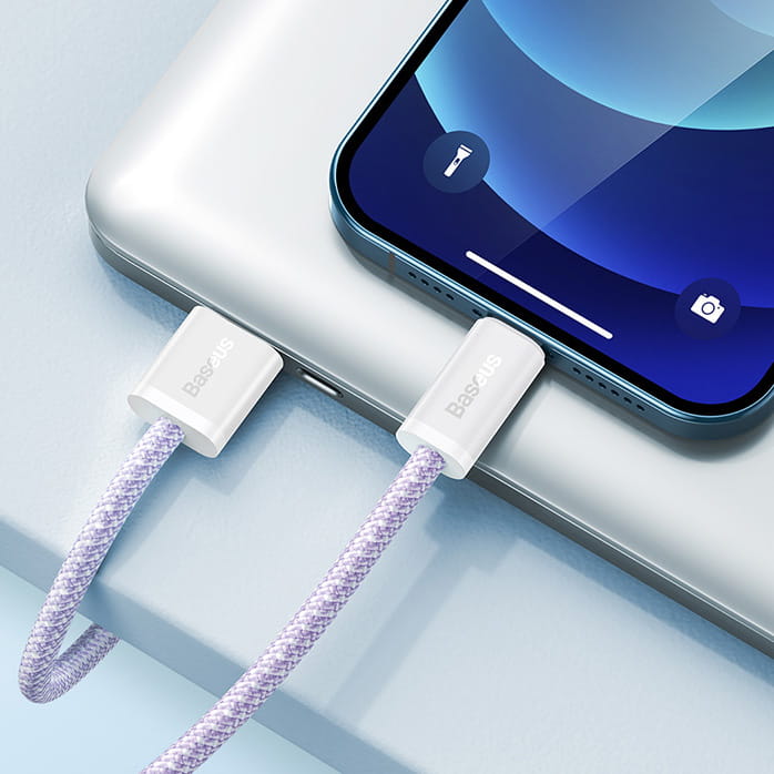 Dynamic Series Baseus USB-A zu Lightning 20W PD Kabel 2m, violett