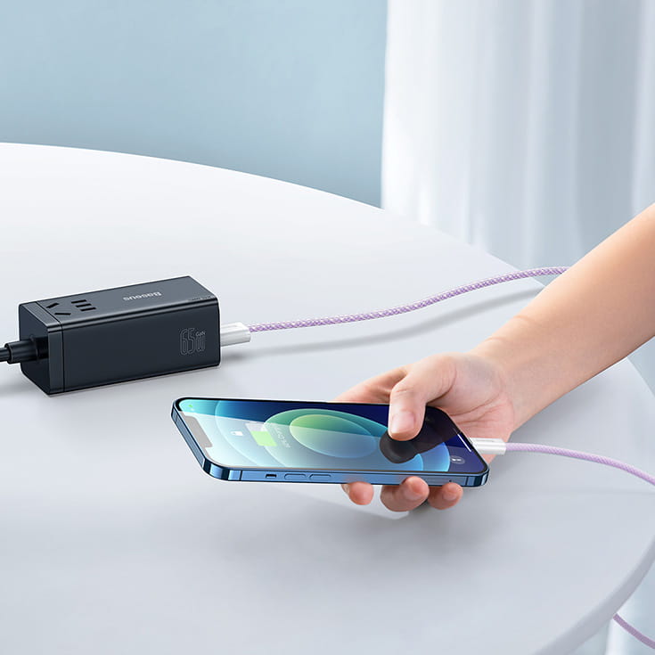 Dynamic Series Baseus USB-A zu Lightning 20W PD Kabel 2m, violett