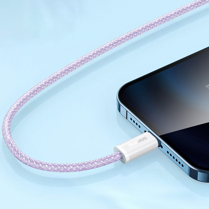 Dynamic Series Baseus USB-A zu Lightning 20W PD Kabel 2m, violett
