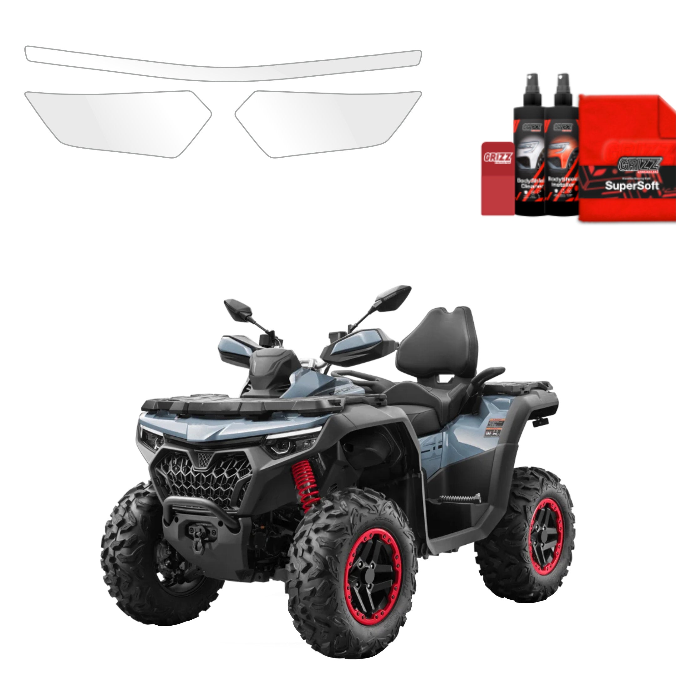 2in1 Schutzfolie Grizz Protector - CFMOTO CFORCE 850 Touring (2025-2026)