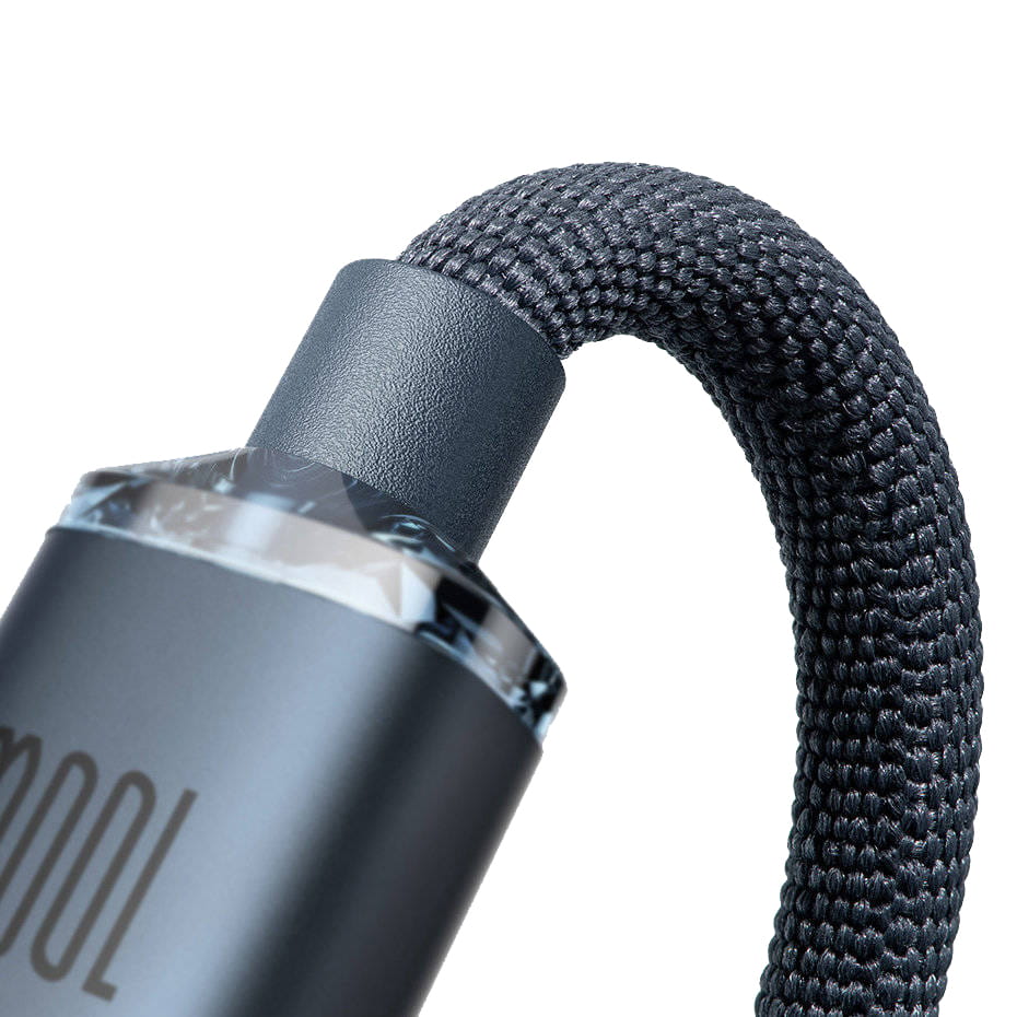 Kabel Baseus Crystal Shine 100W 5A USB-C für USB-C 2m, Schwarz