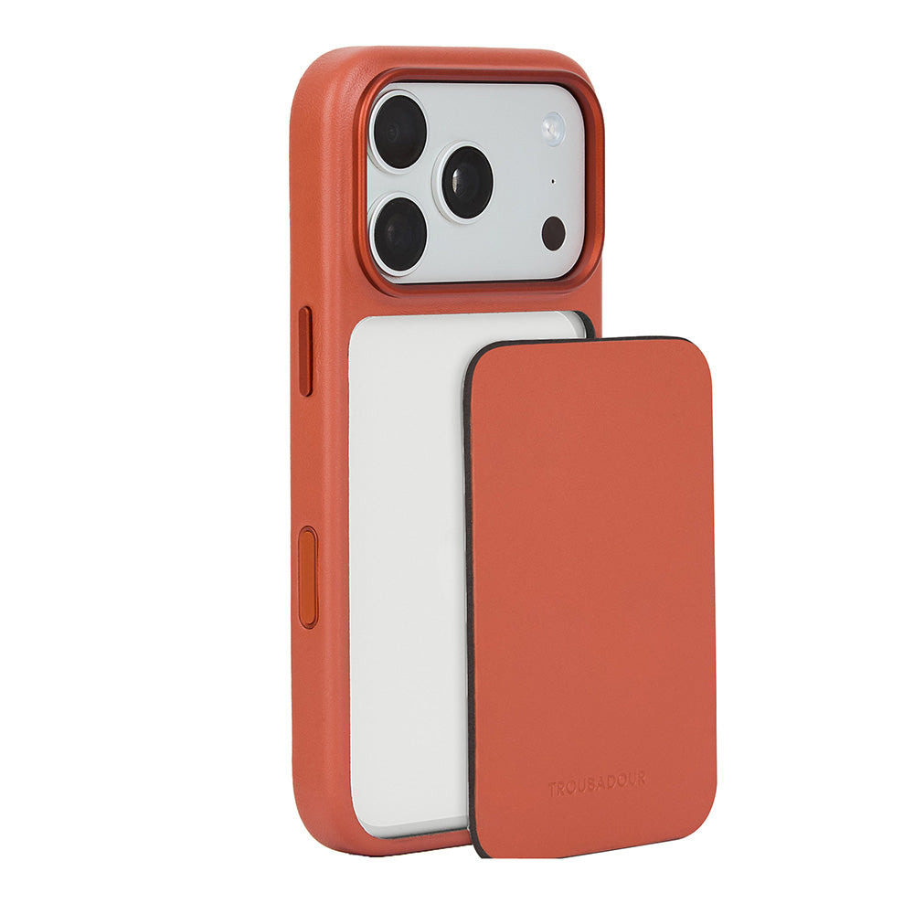 Lederhülle mit modularer Rückseite Troubadour Modular Leather Case für MagSafe für iPhone 18 Pro, (1/9)