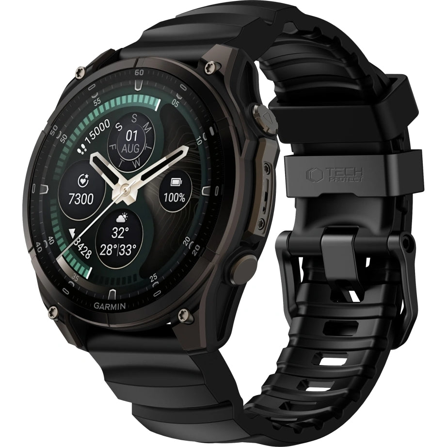 Armband für QuickFit 26 mm, Tech-Protect Motion, Schwarz (1/9)