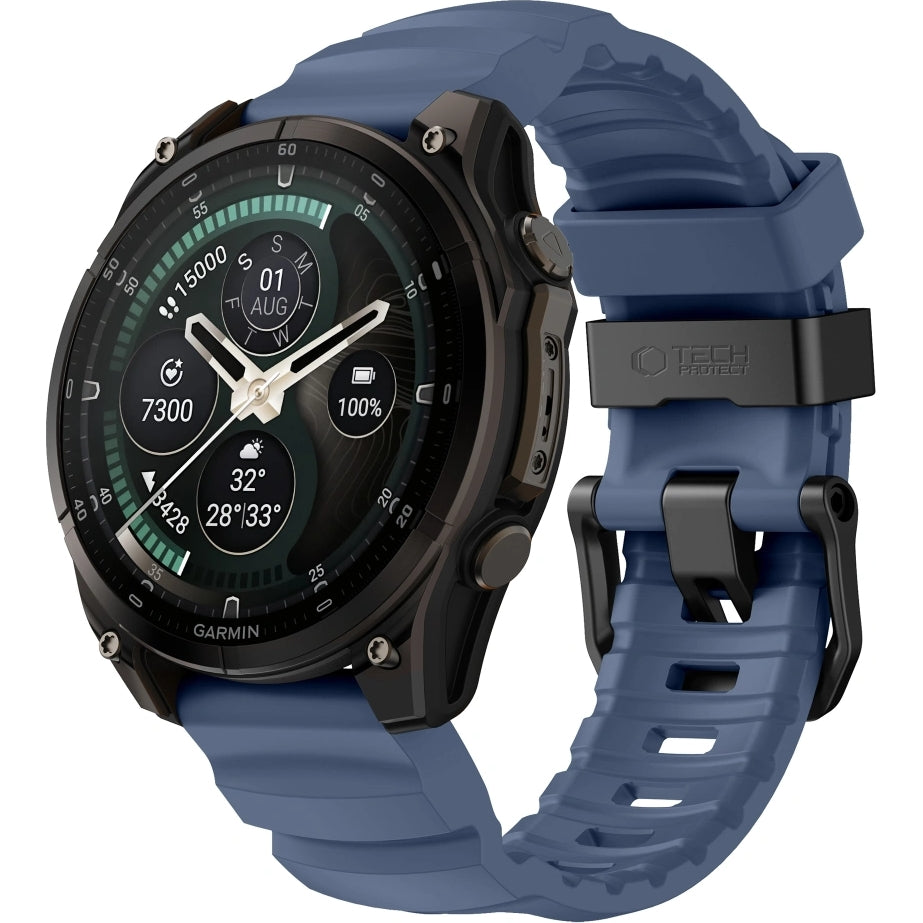 Armband für QuickFit 22 mm, Tech-Protect Motion, Dunkelblau (1/9)