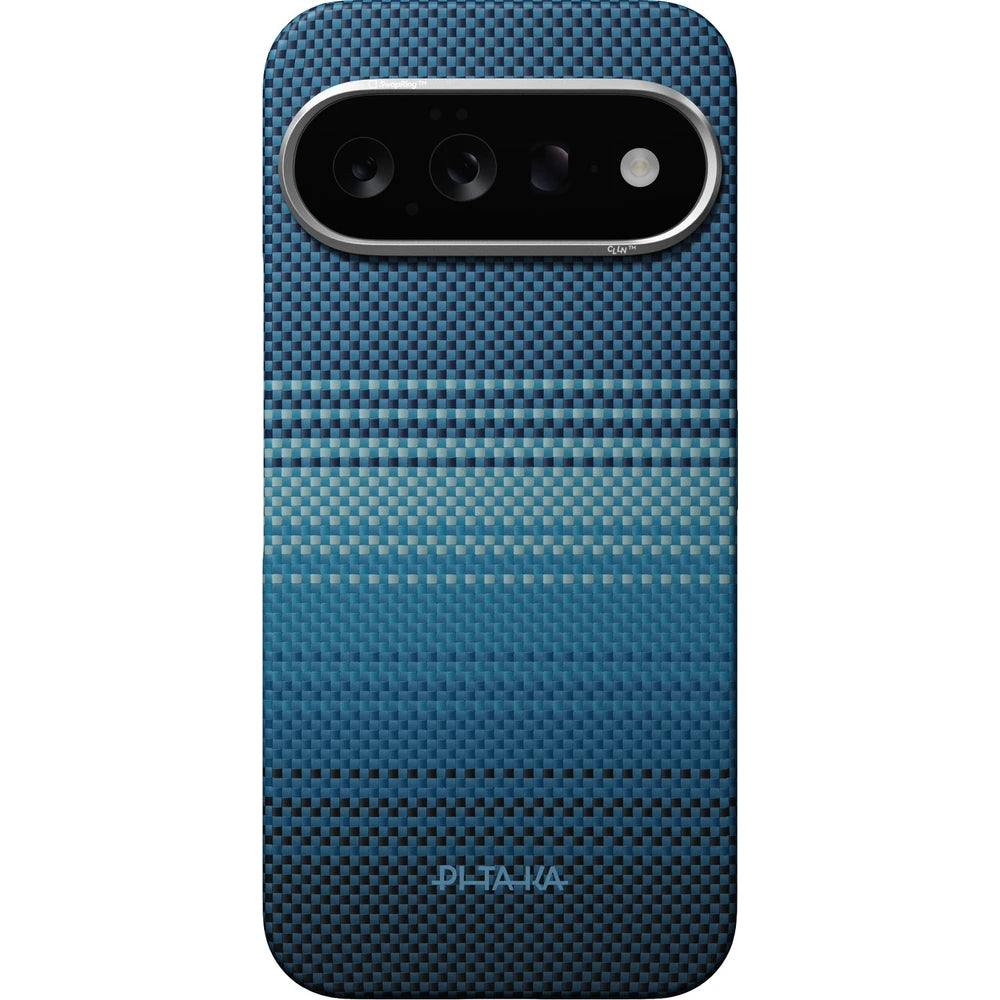 Aramid Handyhülle für Google Pixel 11, PITAKA Ultra-Slim Case mit MagSafe, Schwarz-Grau (1/14)