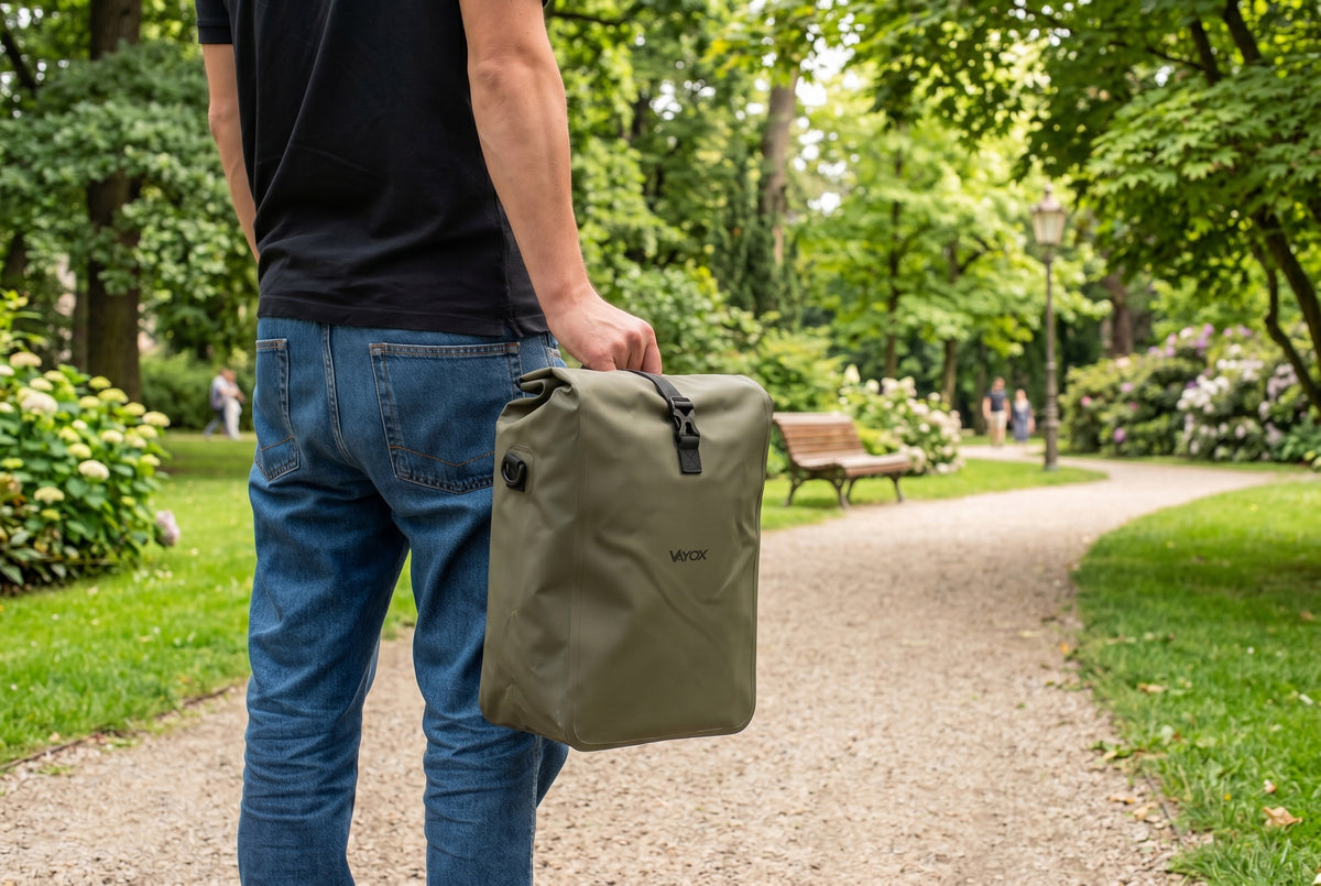Fahrradtasche für den Gepäckträger, Vayox VA0444G 25L, Grün