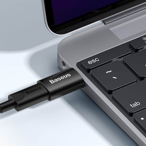Baseus Ingenuity, Mini OTG Adapter, USB-A auf USB-C Adapter, schwarz