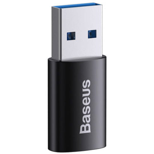 Baseus Ingenuity, Mini OTG Adapter, USB-A auf USB-C Adapter, schwarz