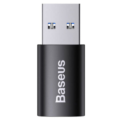 Baseus Ingenuity, Mini OTG Adapter, USB-A auf USB-C Adapter, schwarz