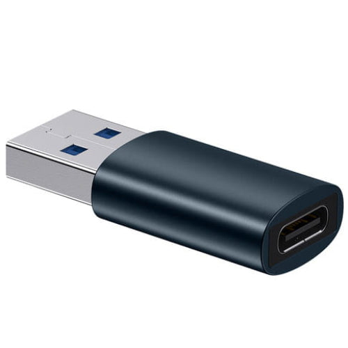 Baseus Ingenuity, Mini OTG Adapter, USB-A auf USB-C Adapter, blau