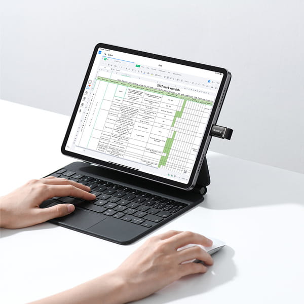 Baseus Ingenuity, Mini OTG Adapter, USB-C auf USB-A Adapter, schwarz