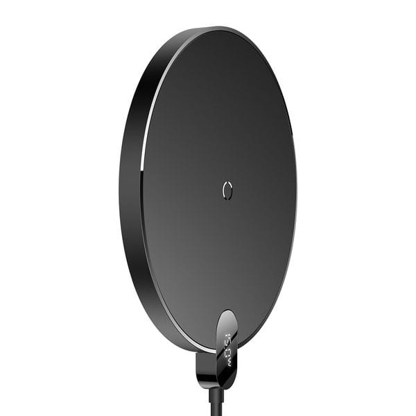 Drahtloses Ladegerät Baseus Digital LED Display Gen 2 Wireless Charger 15W, Schwarz