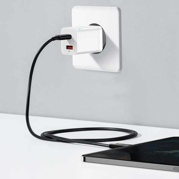 Baseus Super Si Pro QC PD USB-A, USB-C, 30W, weiß