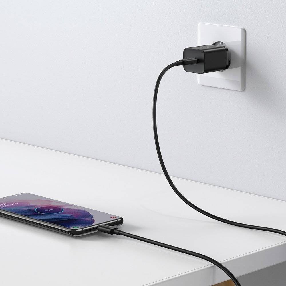 Wandladegerät Baseus Super Si QC USB-C, 25W, Schwarz