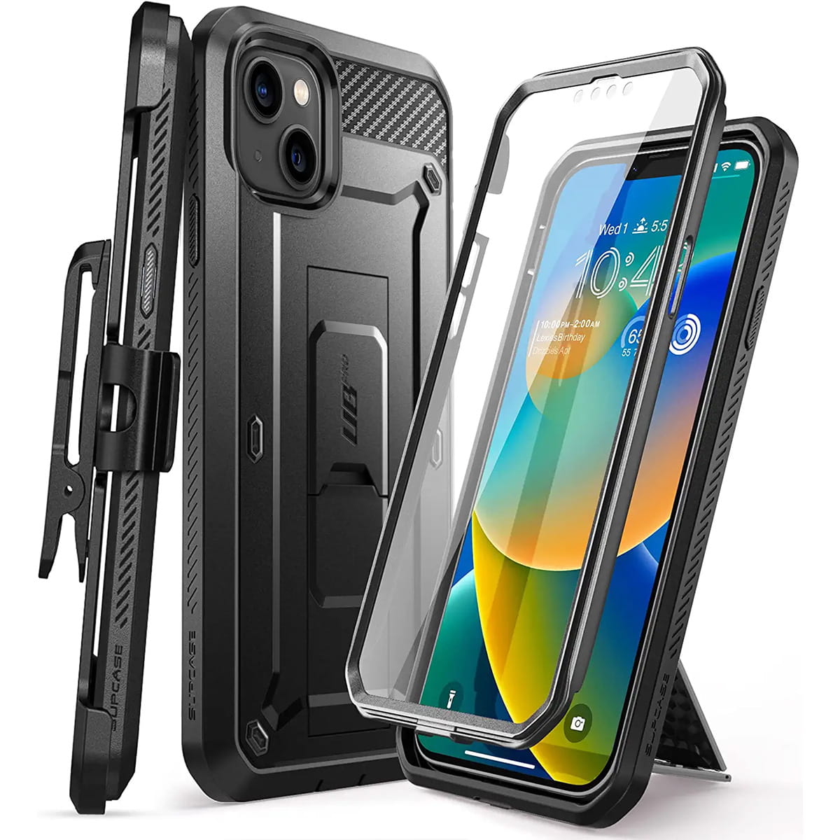 Schutzhülle Supcase UB Pro SP für iPhone 14 / 13, Schwarz