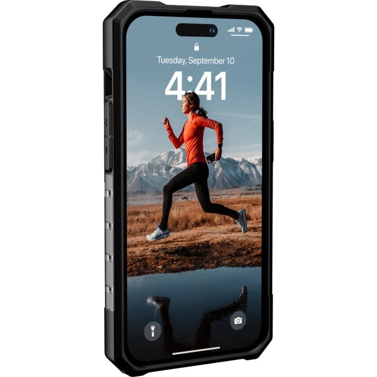 Schutzhülle UAG Plasma für iPhone 14 Pro, Transparent-Rauchfarben