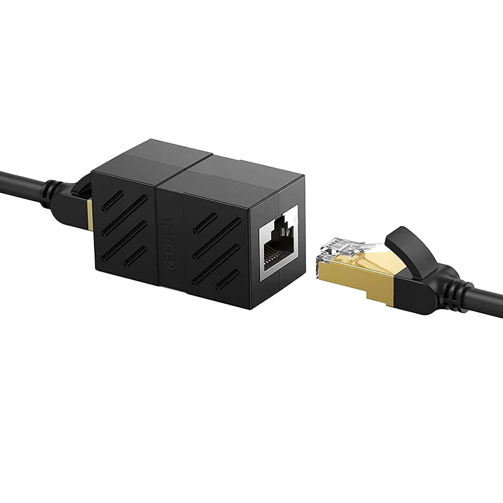 Stecker, RJ45-Netzwerkverlängerungskabel, Ugreen NW114 Ethernet, 8P/8C, Cat.7, UTP, Schwarz
