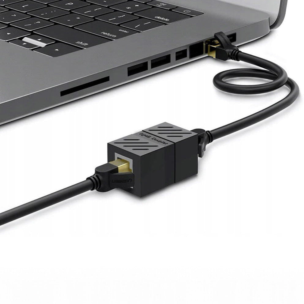 Stecker, RJ45-Netzwerkverlängerungskabel, Ugreen NW114 Ethernet, 8P/8C, Cat.7, UTP, Schwarz