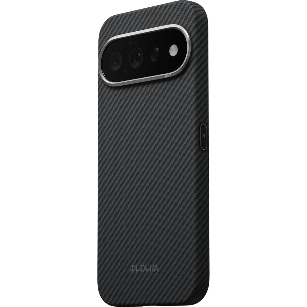 Aramid Handyhülle für Google Pixel 11, PITAKA Ultra-Slim Case mit MagSafe, Schwarz-Grau (7/14)