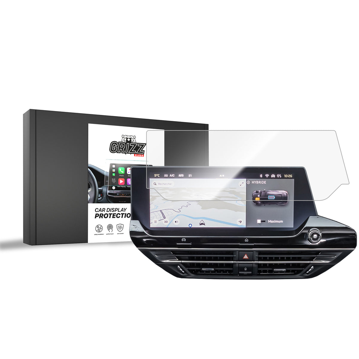 Keramische Autodisplayfolie für Citroen C5X (2021-2026), Grizz Protector