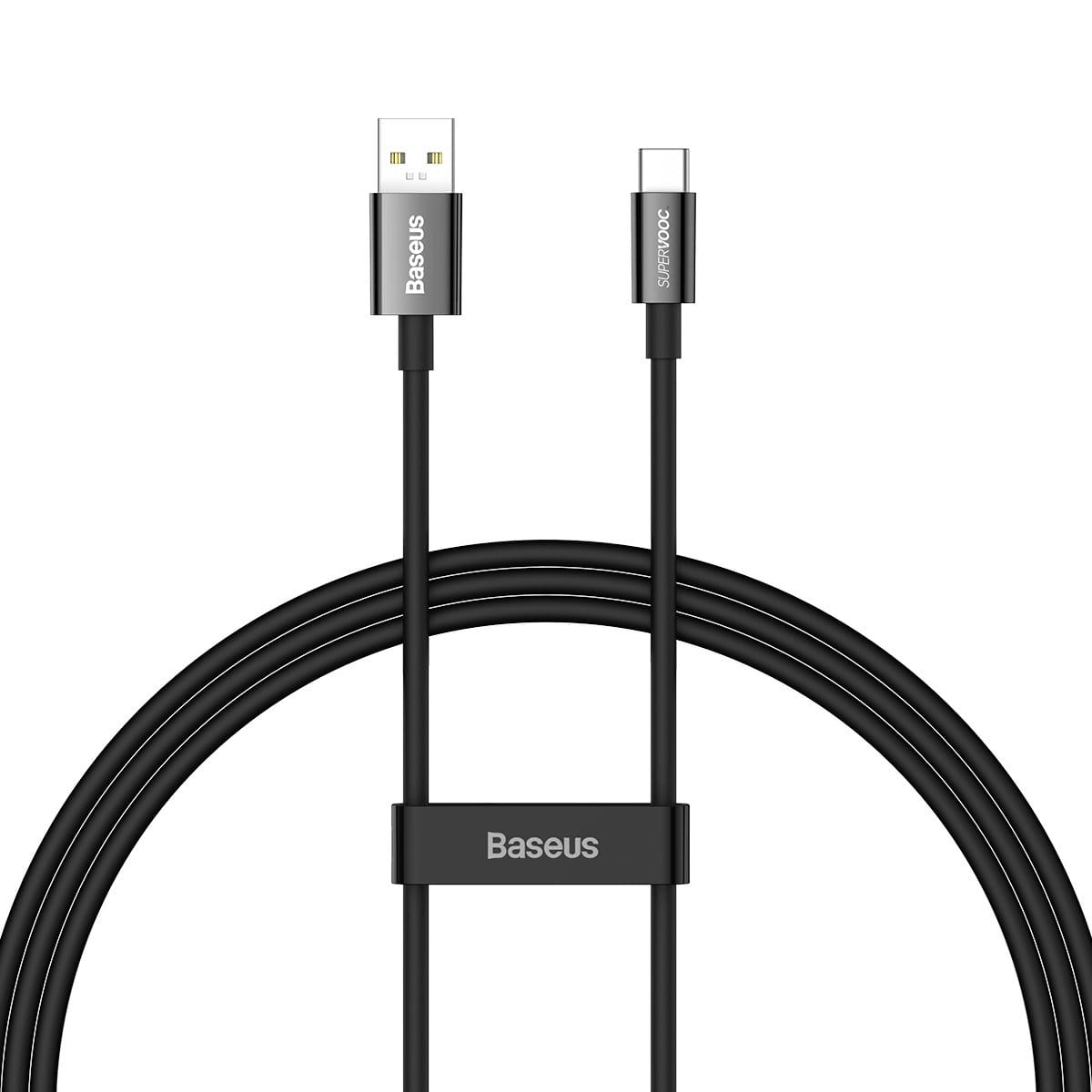 Kabel Baseus Superior Series Supervooc 65W USB-A für USB-C 1m, Schwarz