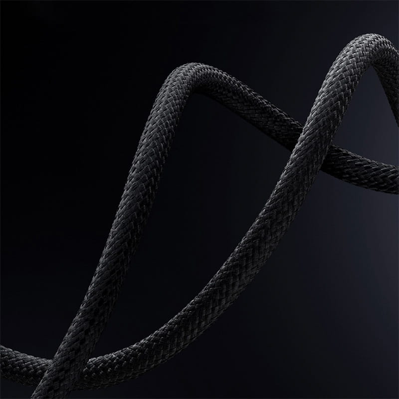 Kabel Baseus Glimmer Series 100 W USB-A zu USB-C 1m, Schwarz