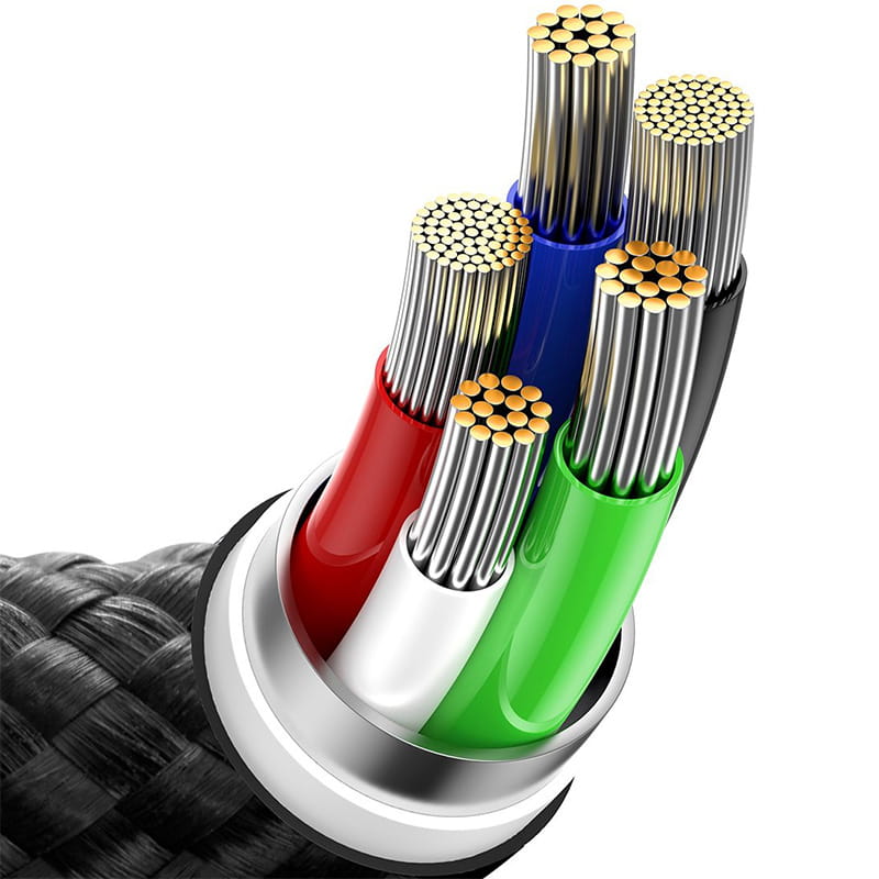 Kabel Baseus Glimmer Series 20W USB-C zu Lightning, 1m, Schwarz