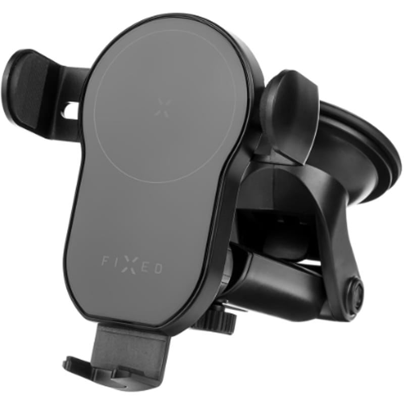 Autohalterung Fixed Matic XL mit 15W Qi Wireless Charging, Schwarz