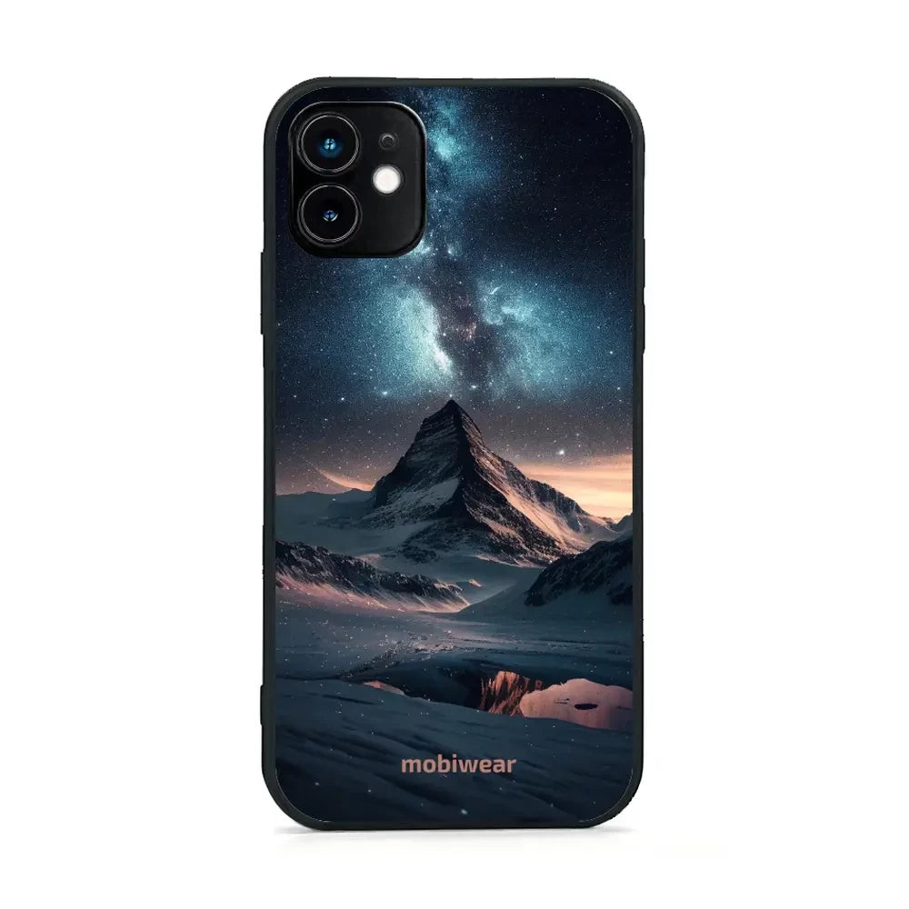Handyhülle für iPhone 11, Mobiwear Glossy Case, Nachtberg