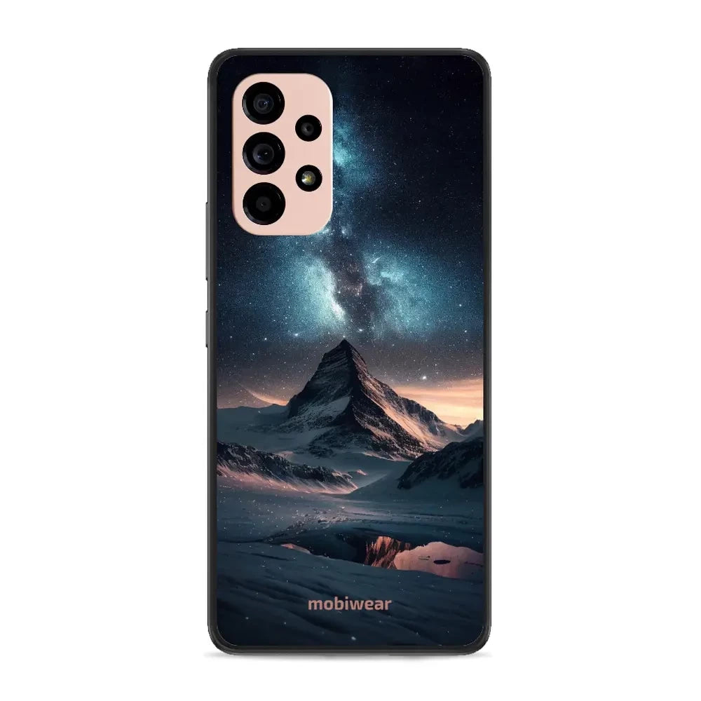 Handyhülle für Galaxy A53 5G, Mobiwear Glossy Case, Nachtberg