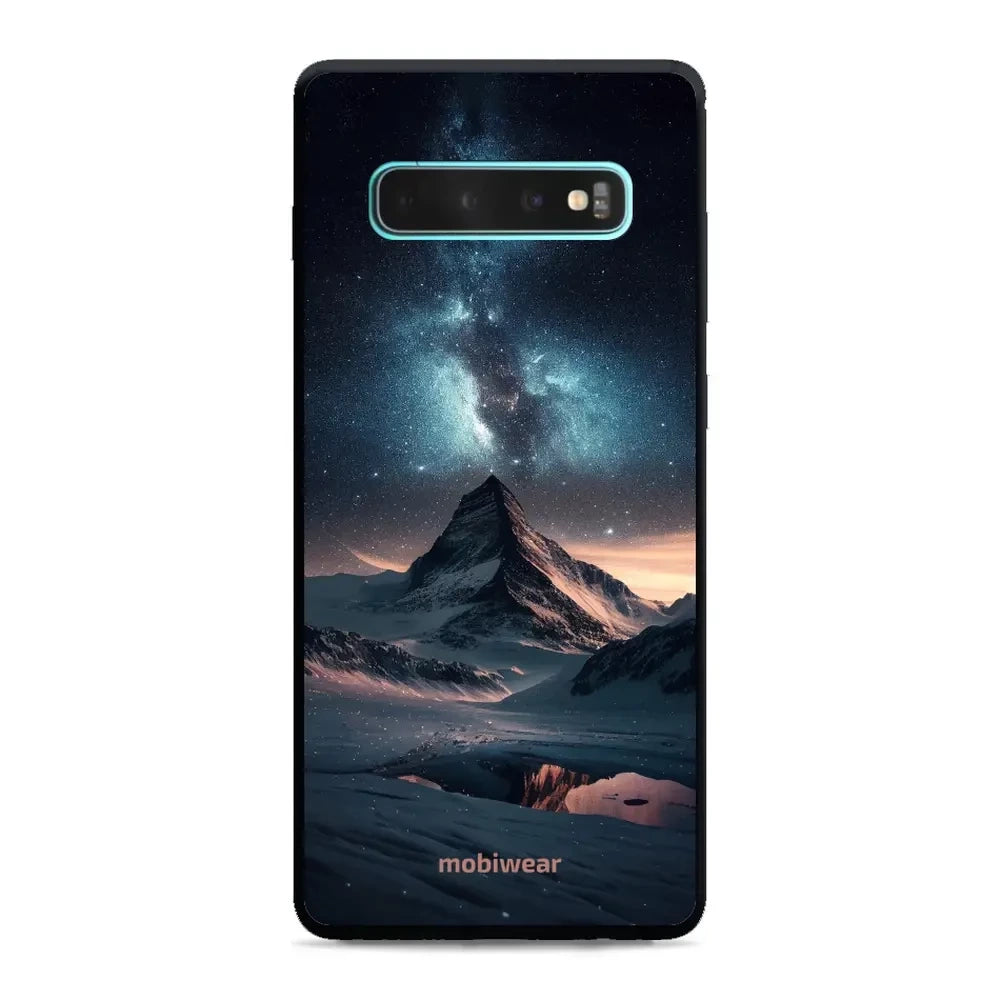 Handyhülle für Galaxy S10 Plus, Mobiwear Glossy Case, Nachtberg