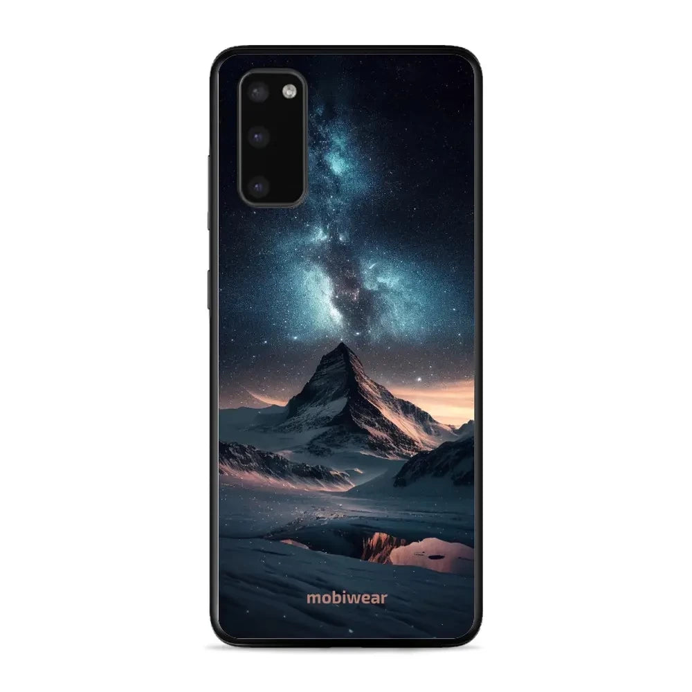 Handyhülle für Galaxy S20, Mobiwear Glossy Case, Nachtberg