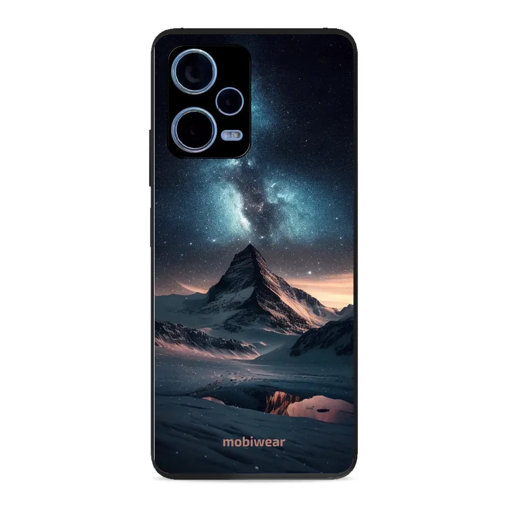 Handyhülle für Xiaomi Redmi Note 12 Pro+ 5G, Mobiwear Glossy Case, Nachtberg