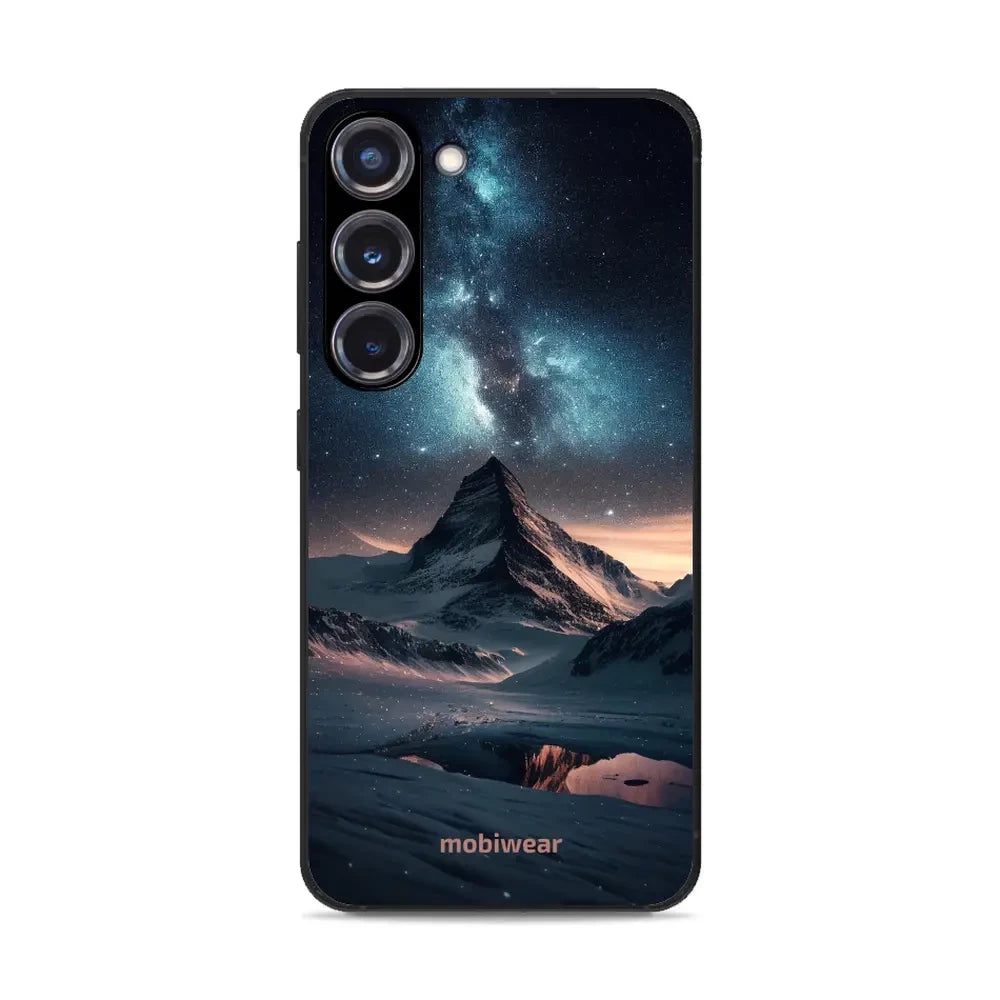 Handyhülle für Galaxy S23 Plus, Mobiwear Glossy Case, Nachtberg