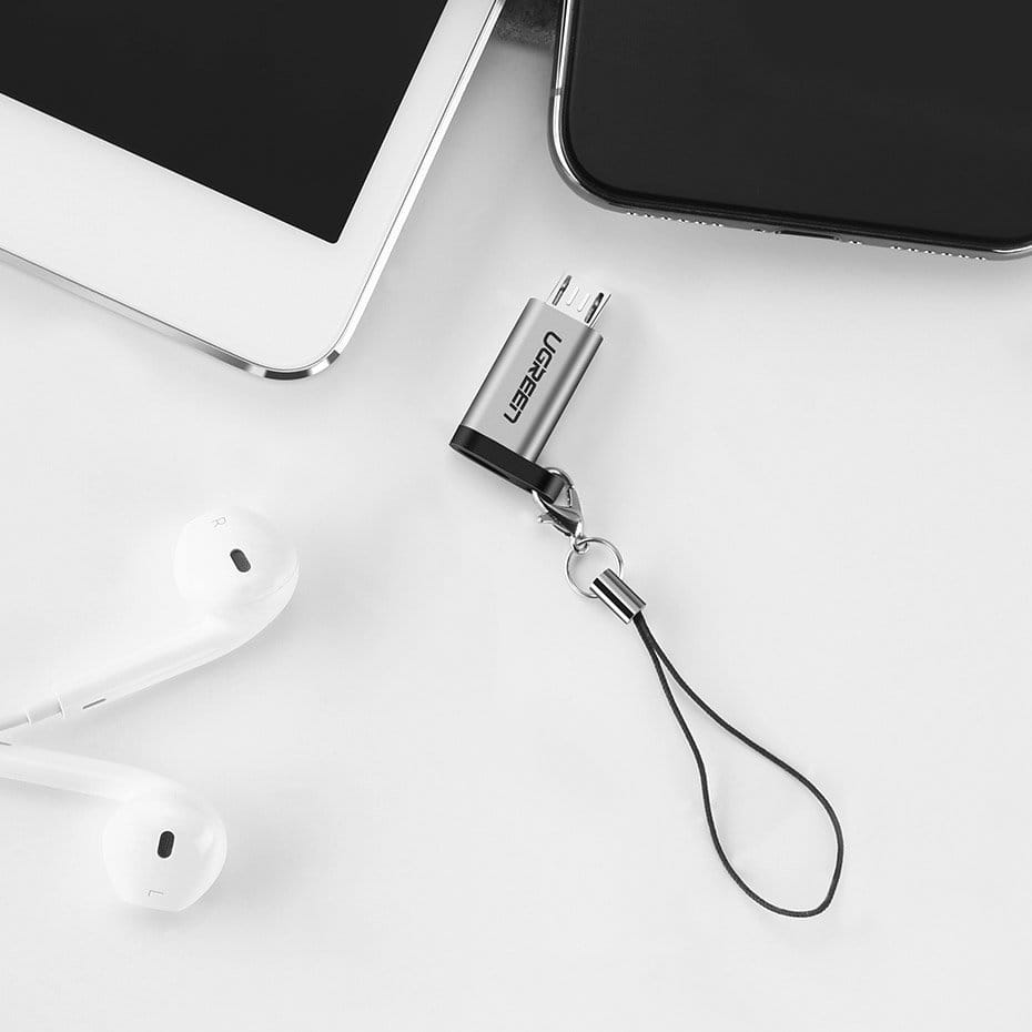 Adapter von USB-C auf MicroUSB Ugreen, Grau