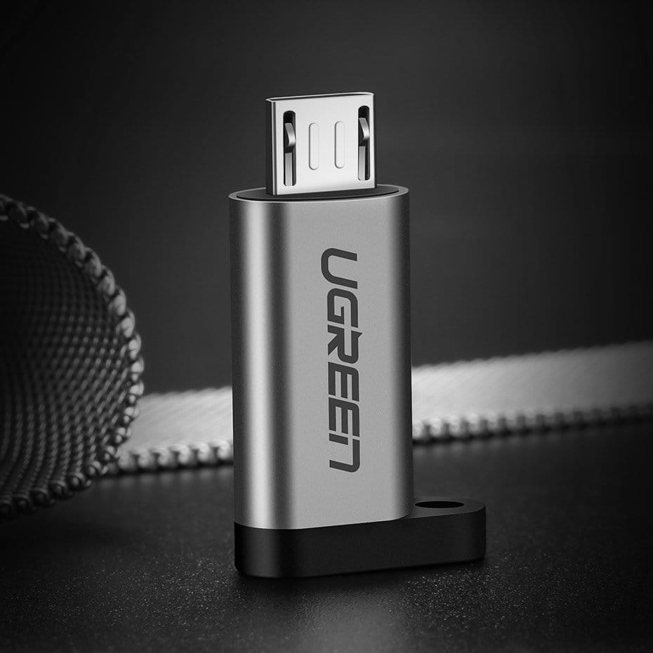 Adapter von USB-C auf MicroUSB Ugreen, Grau